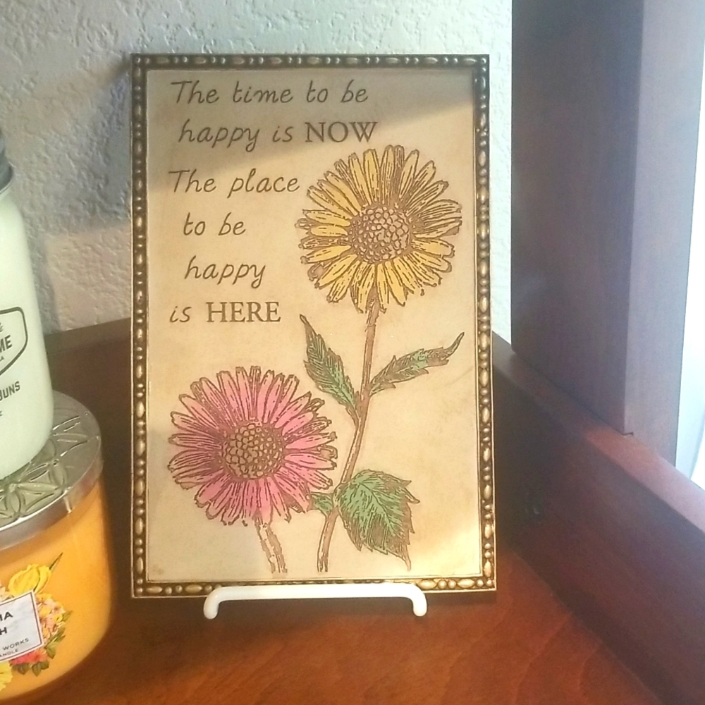 Grasslands Road Time of be Happy Sign